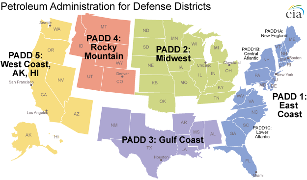 PADD Map